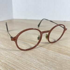 RARE! Ray-Ban RB7087 5637 Eyeglasses Light Brown Round Frames LightRay 48-21-140